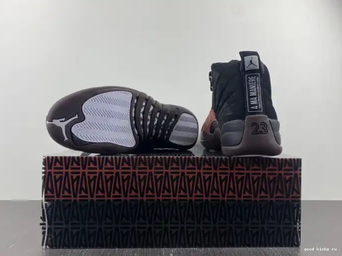Retro Ma Black Maniere Jordan 12 DV6989-001 A 0522